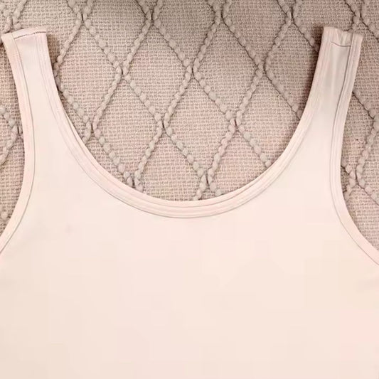 Women’s U-Neck Backless Split Slip Dress