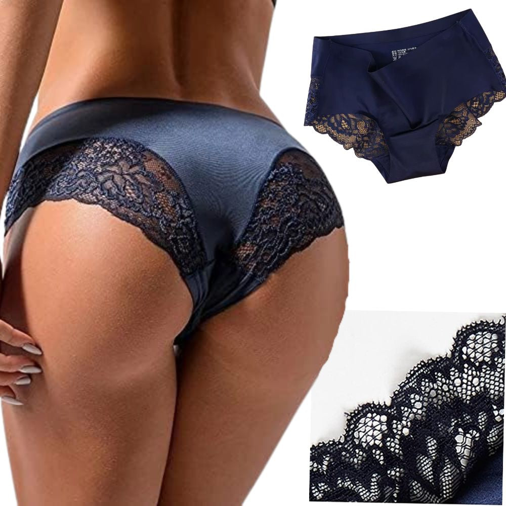 Ladies Sexy Butt Lifter Embroidered High Waist Tummy Control Shapewear Panties