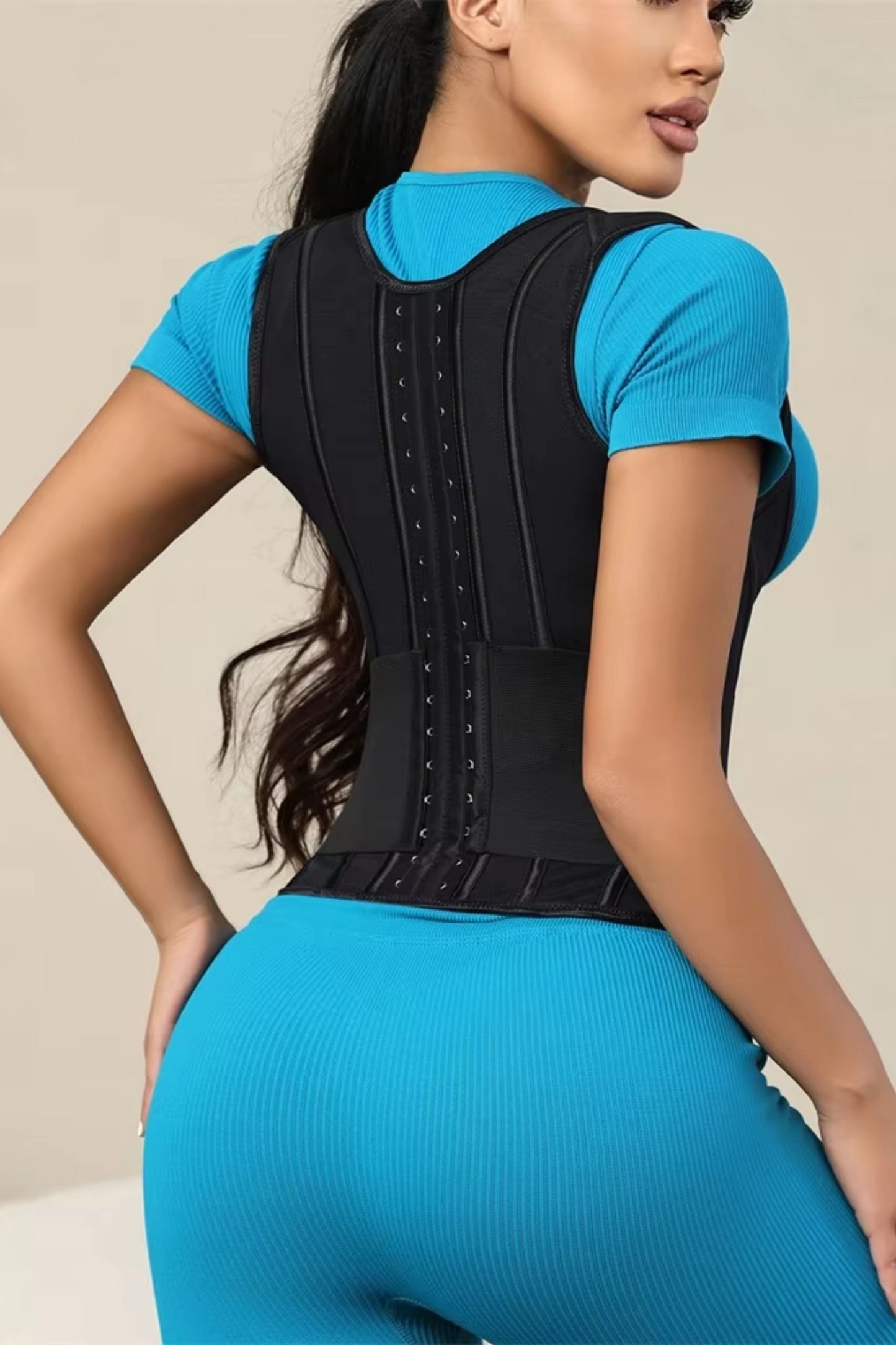 Custom Full Body Waist Cincher Corset with Double Belt | Tummy Control Shapewear Girdle for Women