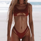 Women’s Two-Piece Swimwear – Low Waist Bikini Thong Sexy Bathing Suit