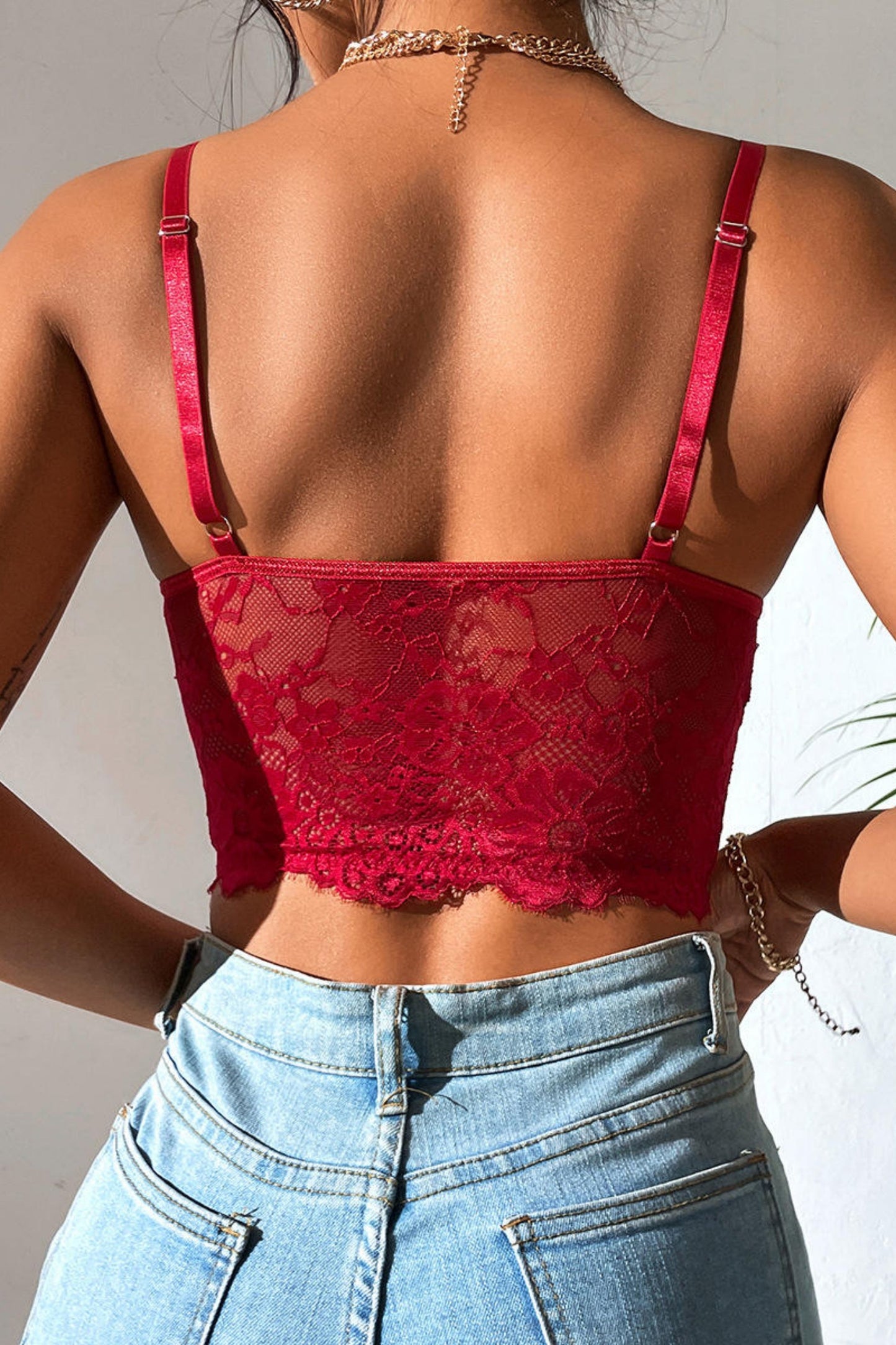 Pink Lace Corset Top for Women – Sexy Embroidered Bustier Tube Crop Bralette Sleeveless Party Top
