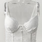 Pink Lace Corset Top for Women – Sexy Embroidered Bustier Tube Crop Bralette Sleeveless Party Top
