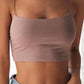 Women’s Sexy Sleeveless Tank Top – Solid Color Slim Fit Sling Crop Vest for Summer