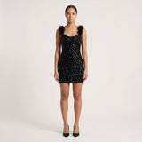 Women’s Sleeveless Sequin Bodycon Evening Dress