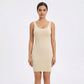 Women’s U-Neck Backless Split Slip Dress