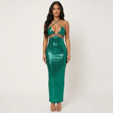 Women’s Sleeveless V-Neck Party Dress
