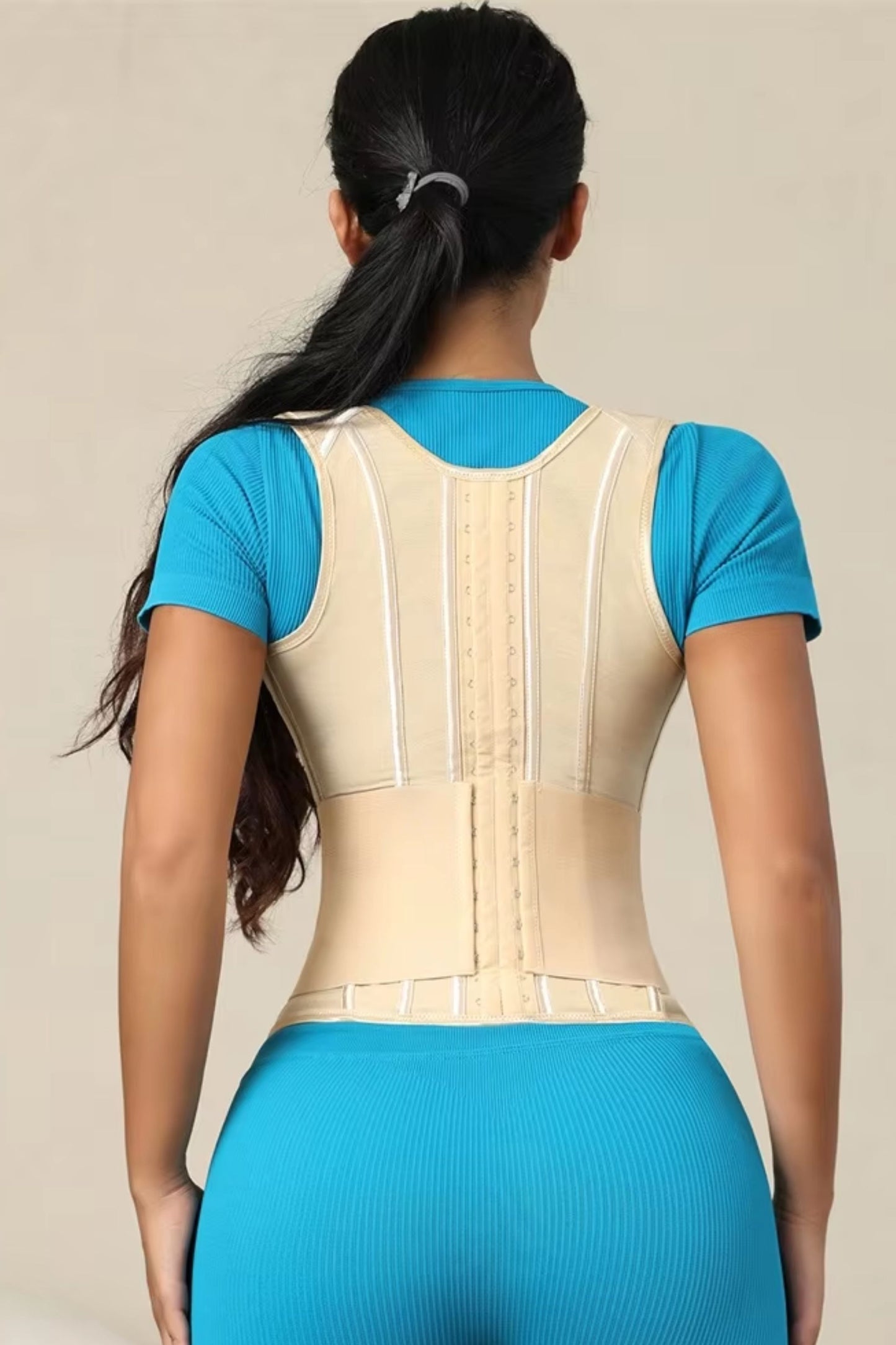 Custom Full Body Waist Cincher Corset with Double Belt | Tummy Control Shapewear Girdle for Women