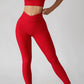 Seamless Activewear Ribbed Yoga Suit Women's Workout Gym Fitness Legging Sets