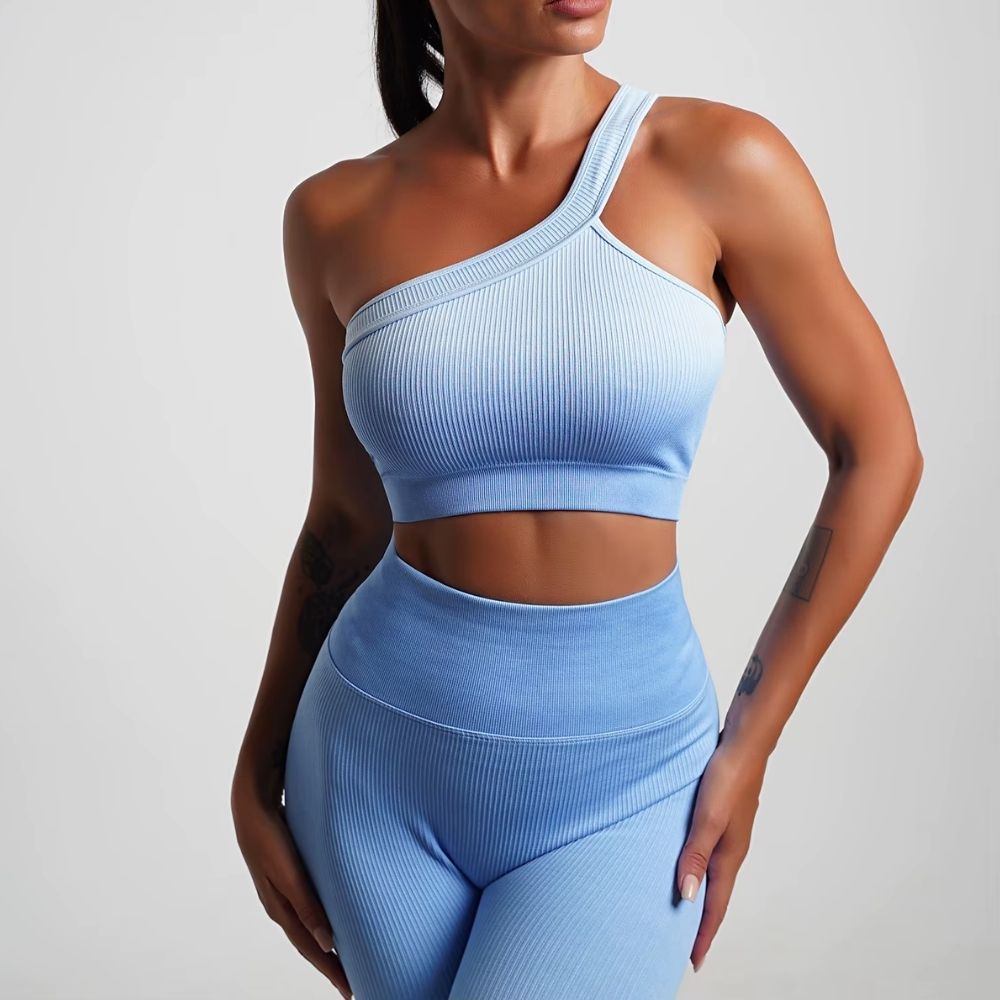 Women’s Fitness Ombre Seamless Yoga Set – Sports Bra & Leggings Gym Wear