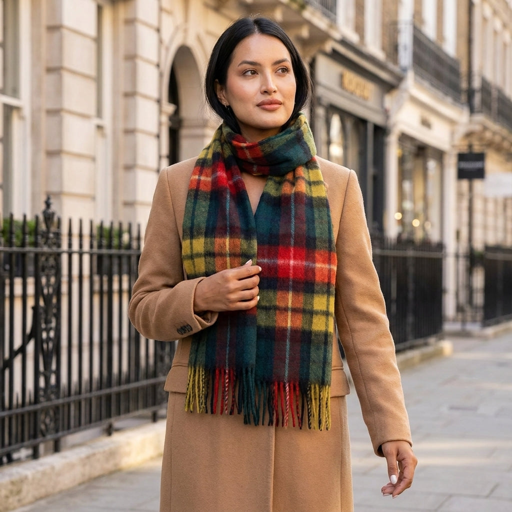 Buchanan Modern Scarf Pure Lambswool Limited Edition