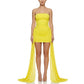 Women’s Sleeveless Mesh Party Club Dress