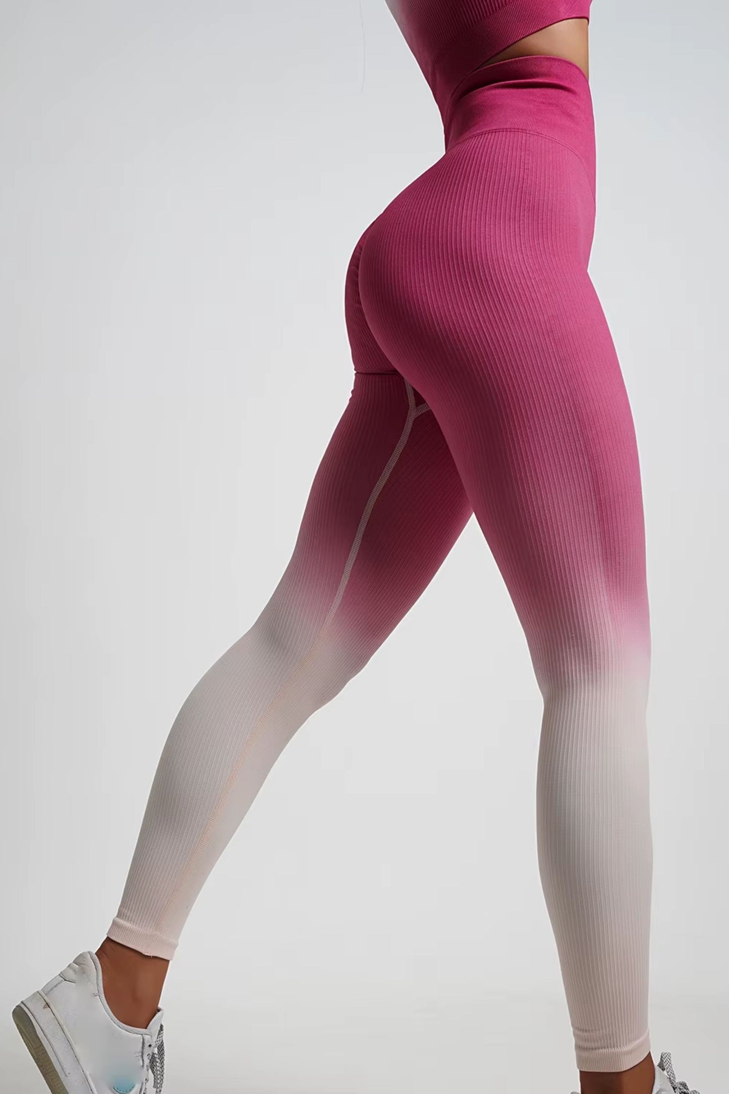Women’s Fitness Ombre Seamless Yoga Set – Sports Bra & Leggings Wear