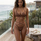 Women’s Bandage Ribbed Bikini – Sexy Two Piece Swimsuit