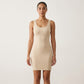 Women’s U-Neck Backless Split Slip Dress