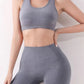 Women’s Yoga Set – Butt Lifting Leggings & Sports Top | Fitness Activewear Outfit