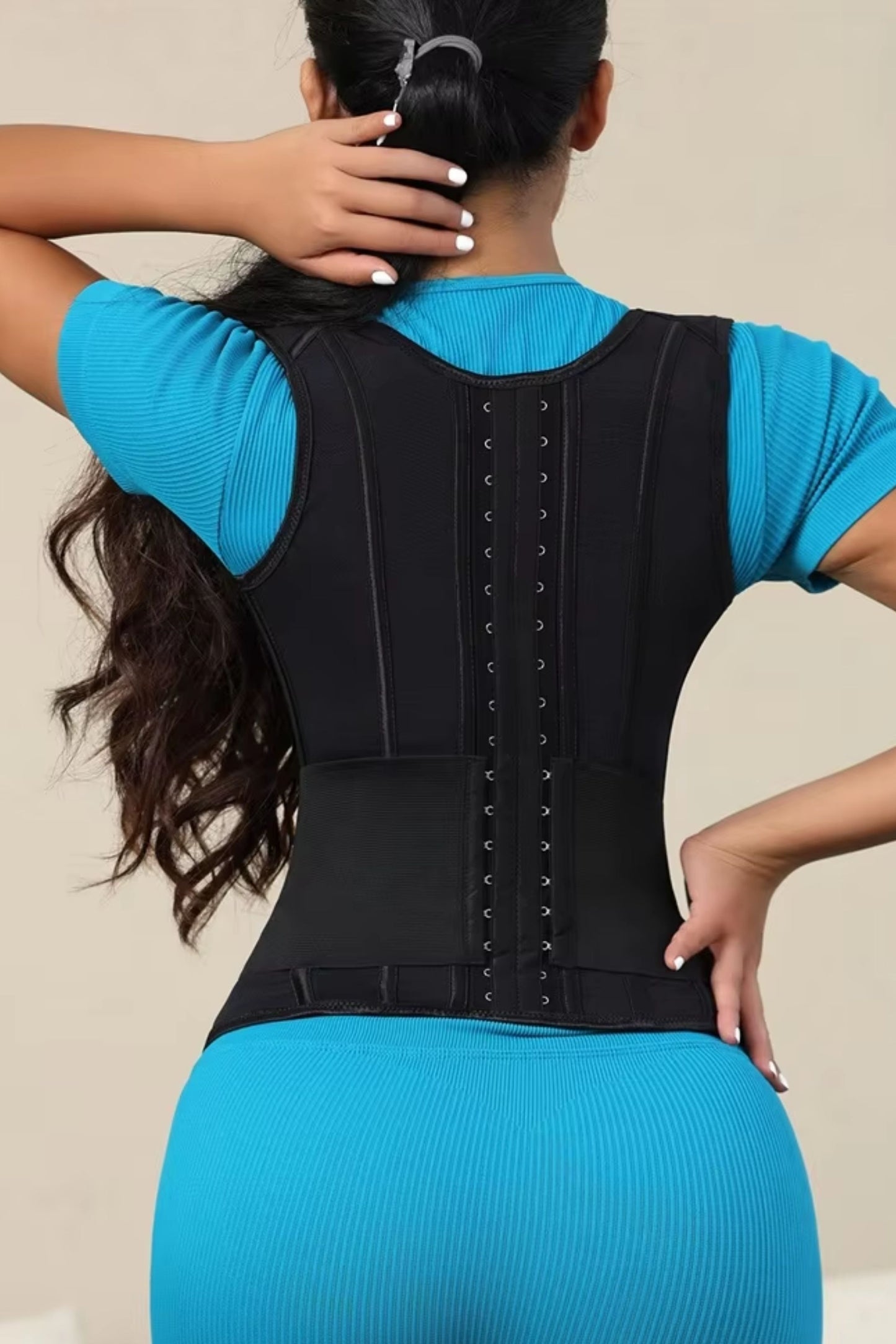 Custom Full Body Waist Cincher Corset with Double Belt | Tummy Control Shapewear Girdle for Women