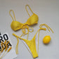 Summer Solid Color Swimwear – Sexy Micro Bikini for Women