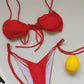 Summer Solid Color Swimwear – Sexy Micro Bikini for Women