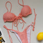 Summer Solid Color Swimwear – Sexy Micro Bikini for Women