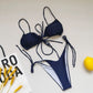 Summer Solid Color Swimwear – Sexy Micro Bikini for Women