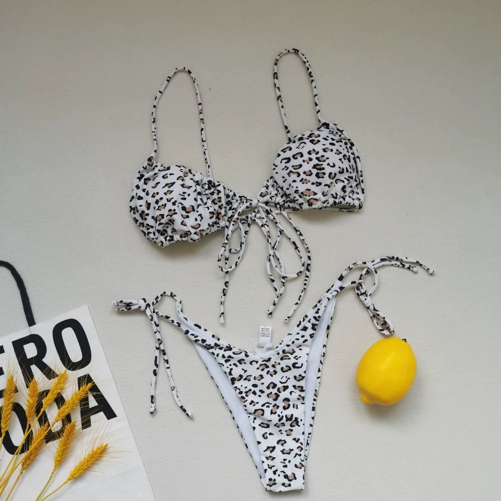 Summer Solid Color Swimwear – Sexy Micro Bikini for Women