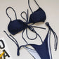 Summer Solid Color Swimwear – Sexy Micro Bikini for Women