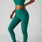 Ribbed Yoga Suit Women's Workout Gym Fitness Legging Sets - Activewear