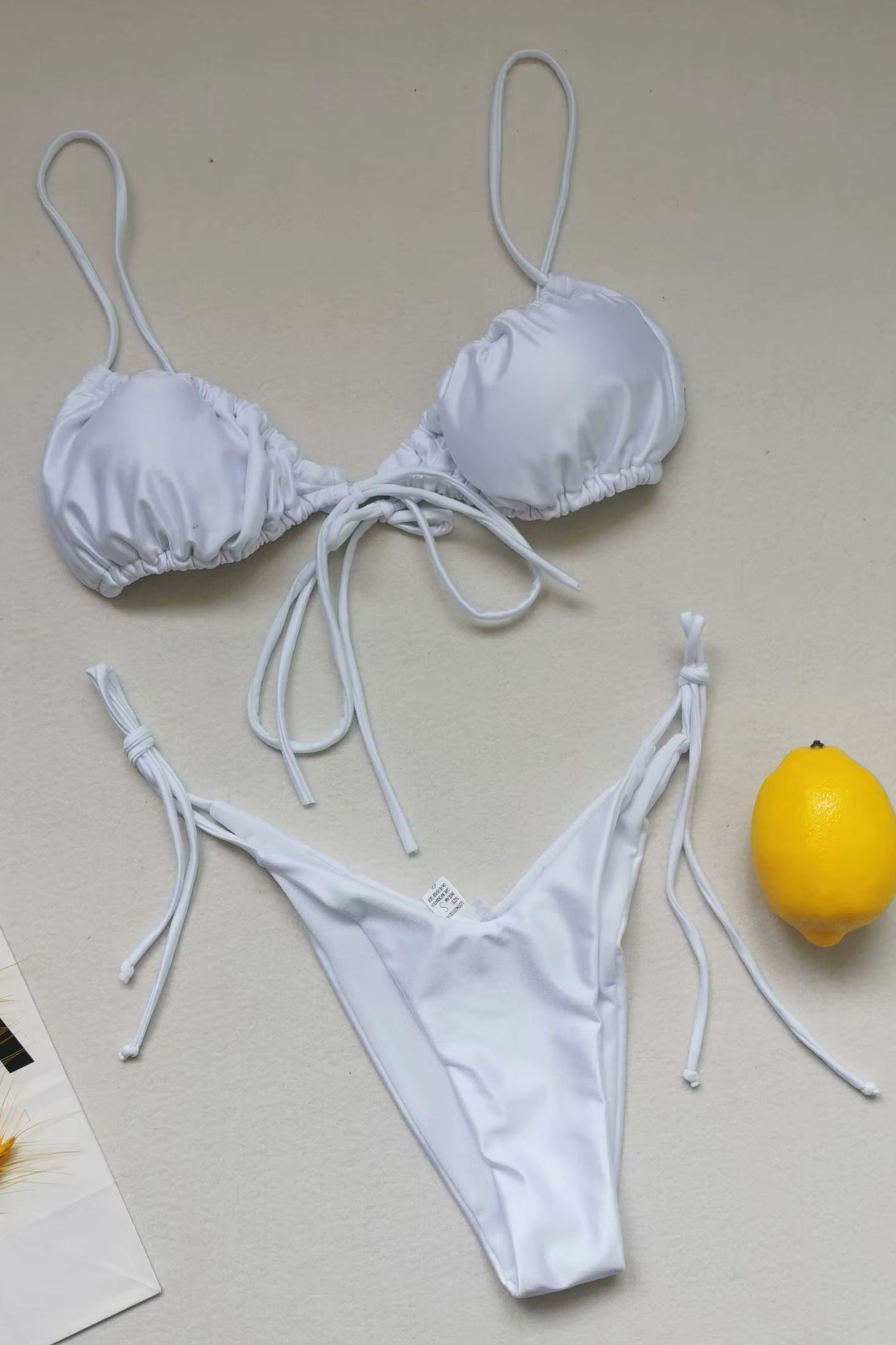 Summer Solid Color Swimwear – Sexy Micro Bikini for Women