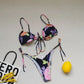 Summer Solid Color Swimwear – Sexy Micro Bikini for Women