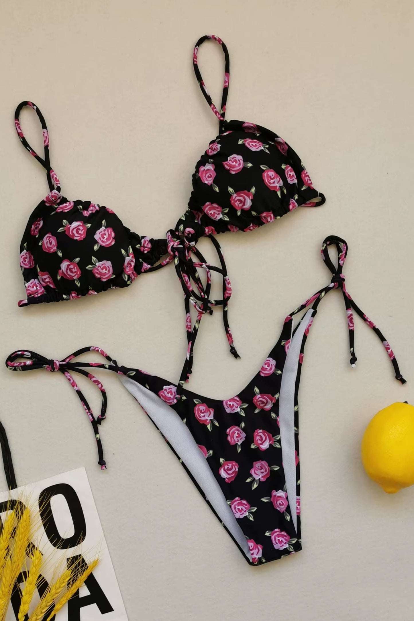 Summer Solid Color Swimwear – Sexy Micro Bikini for Women