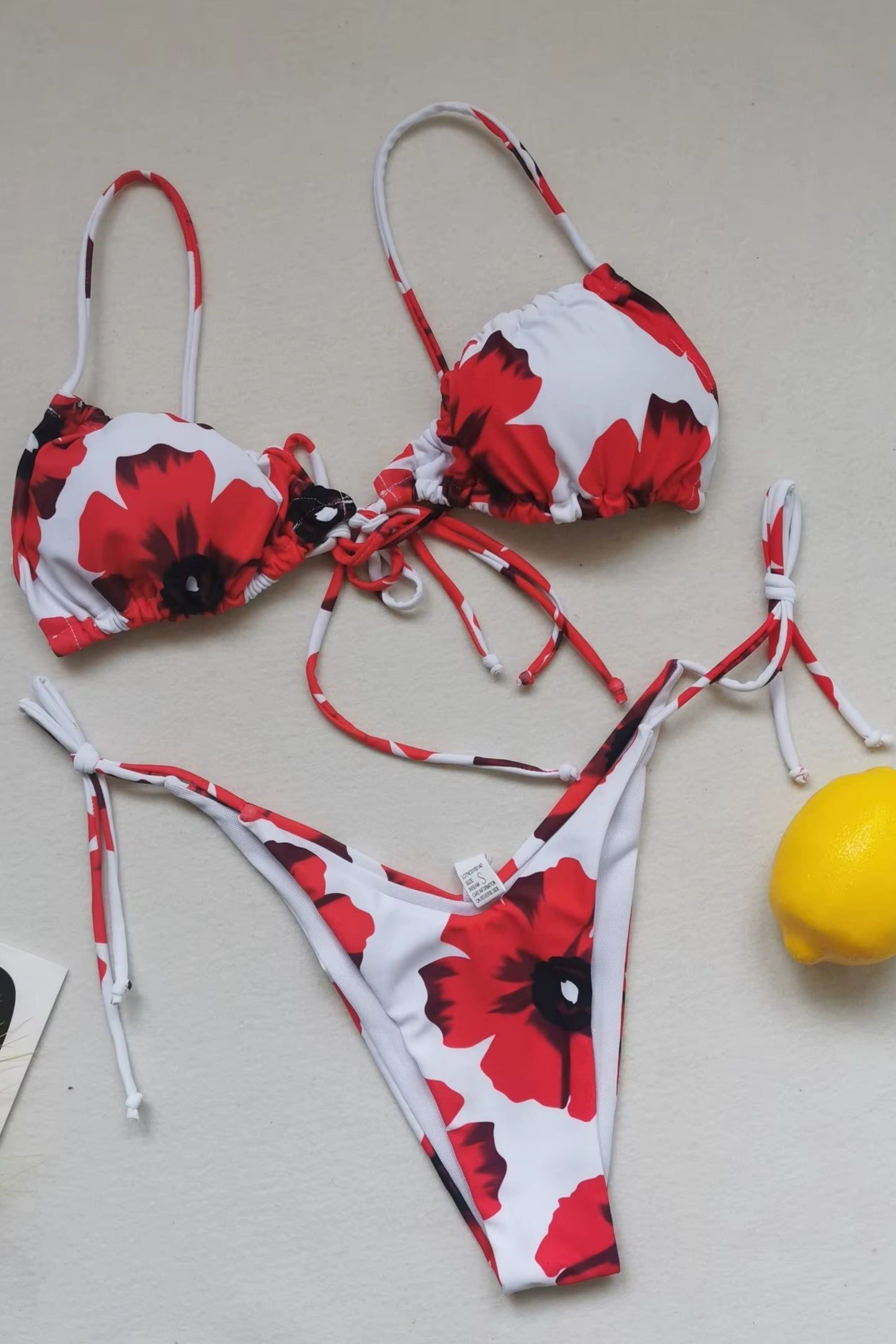 Summer Solid Color Swimwear – Sexy Micro Bikini for Women