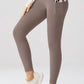 High Waist Tummy Control Exercise Leggings with Pockets – Buttery Soft Fitness Yoga Pants
