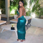 Women’s Sleeveless V-Neck Party Dress