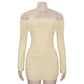 Women’s Long Sleeve Evening Party Dress