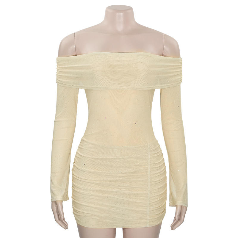 Women’s Long Sleeve Evening Party Dress