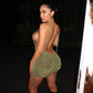 Strapless Backless Summer Party Dress