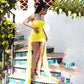 Women’s Sleeveless Mesh Party Club Dress
